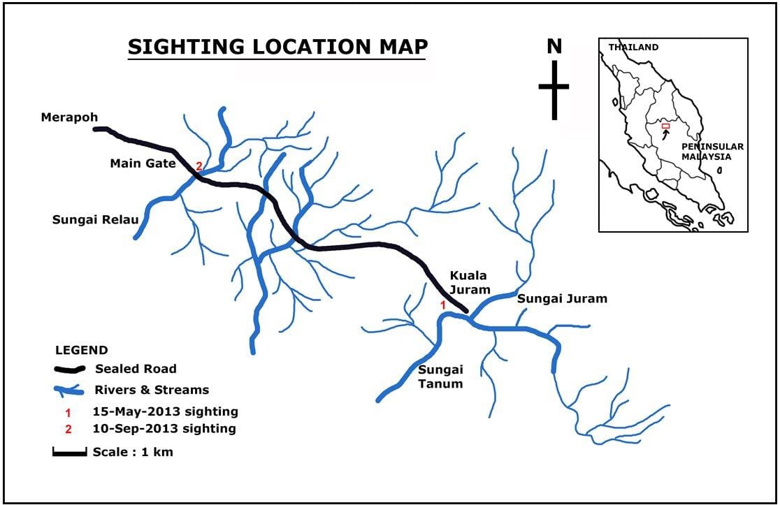 ನಕ್ಷೆ ಮಲೇಷ್ಯಾ ನದಿ