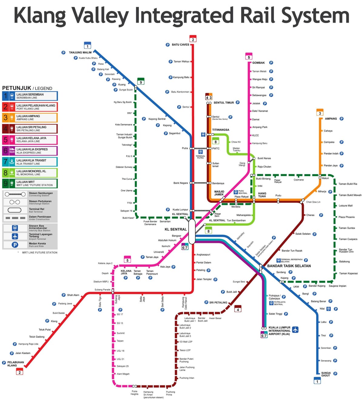 lrt ಲೈನ್ ನಕ್ಷೆ ಮಲೇಷ್ಯಾ