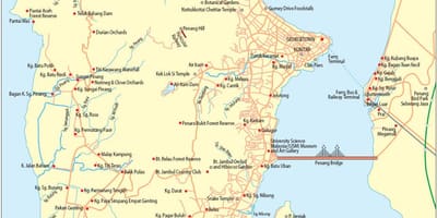 ನಕ್ಷೆ pulau pinang ಮಲೇಷ್ಯಾ